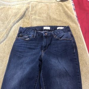 Blue high waisted jeans